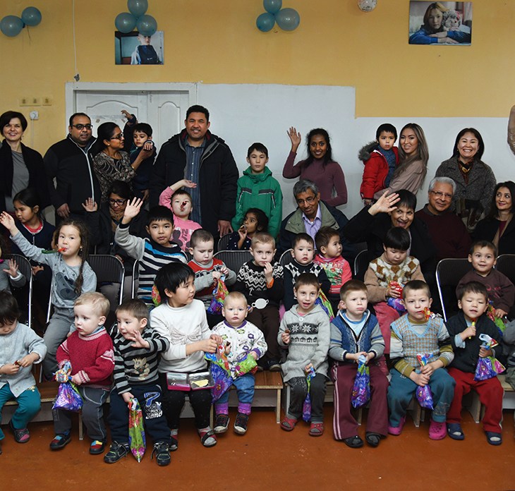 Singaporean family celebrates child's birthday by raising funds for Bishkek Children’s Center