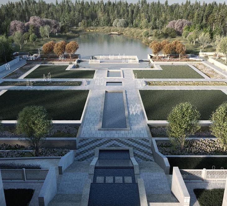 University of Alberta received the gift of a spectacular new garden from his Highness the Aga Khan.