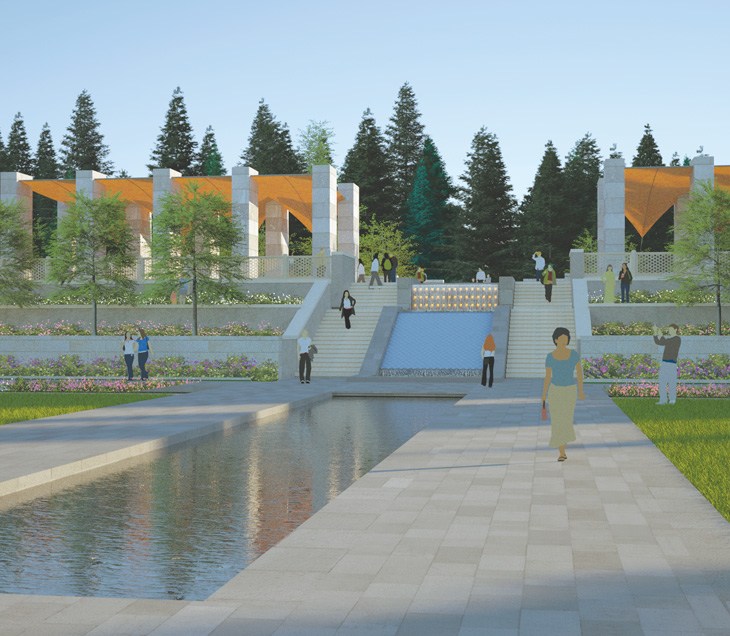 Aga Khan gift creates spectacular new garden for research and learning