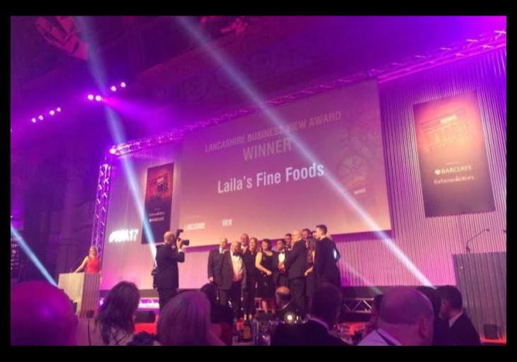 Laila's Fine Foods wins prestigious Red Rose Award