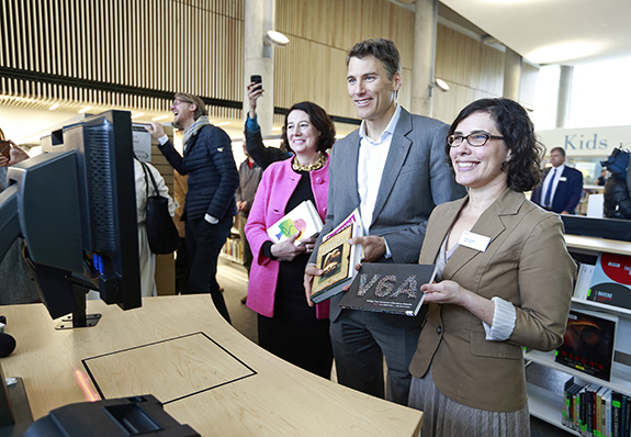The nə́c̓aʔmat ct (pronounced "naht-sah-mahtst") Strathcona library - Project made possible with the help of Ismaili community of B.C.