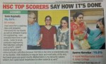 Tania Rajabally attains HSC Top Score (India)