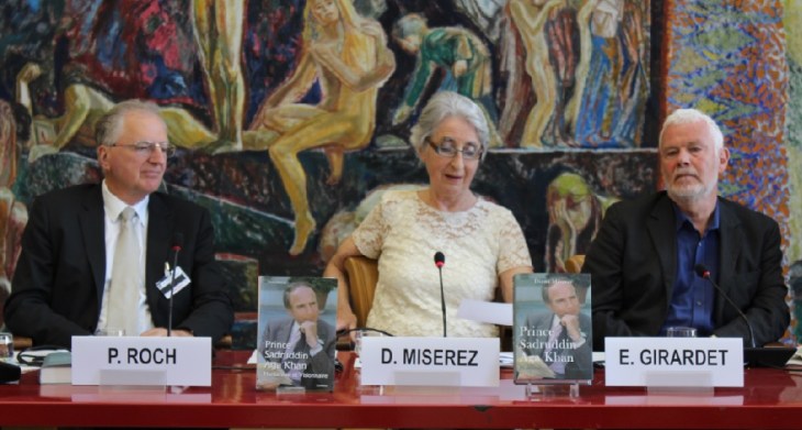 (L-R) Dr. Philippe Roch, Diana Miserez, Edward Girardet (image credit: Anvar Nanji)