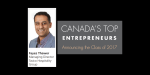 Fayez Thawer recognized as Canada's Top Entrepreneur - Class of 2017