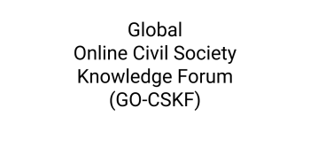 Launch of a new Global Online Civil Society Knowledge Forum (GO-CSKF)