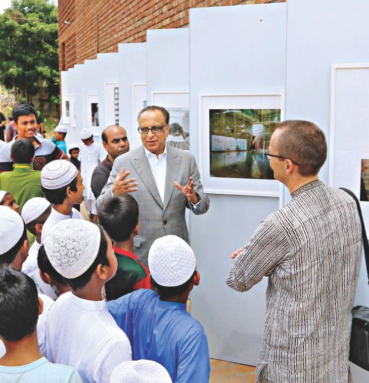 “The Prophet Muhammad (pbuh) introduced mosques in Madinah as a multi-dimensional space -- as administrative office, shelter, educational institute and even as a nursing space.