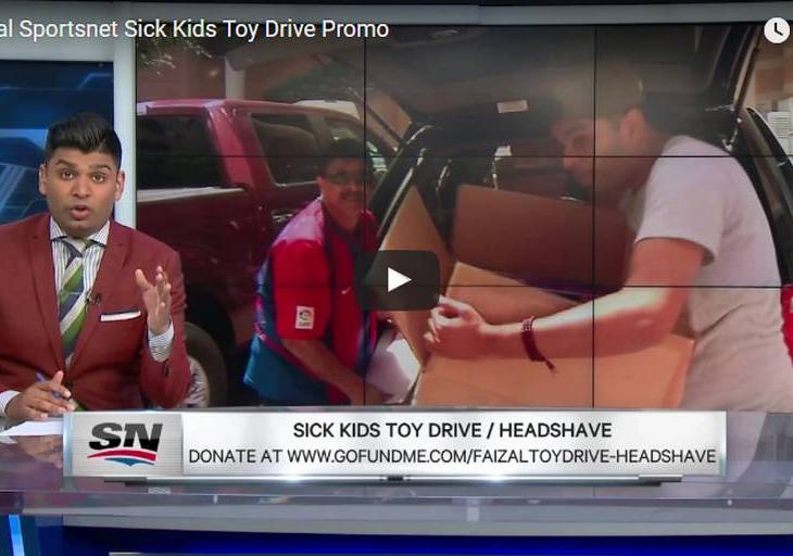 Faizal Khamisa: 2nd annual Sick Kids Toy Drive / Head Shave