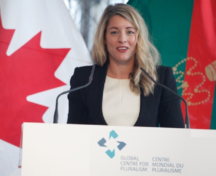 Remarks by the Honourable Mélanie Joly, Minister of Canadian Heritage (Image credit: GCP)