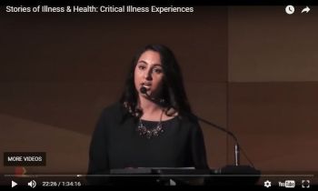 Stories of Illness and Health: Serena Tejpar inspiring others with resilience