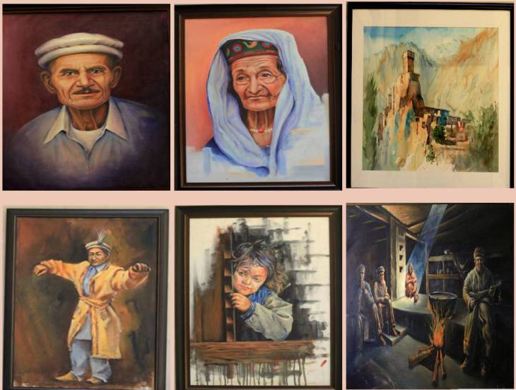 Artist Shahid Ali Qasmi (Hunza)