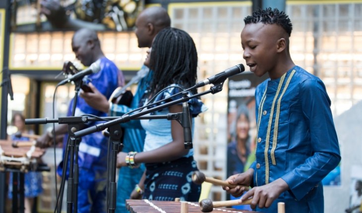 UNHCR and Aga Khan Music Initiative (AKMI) present Malian artists at UN World Refugee Day (Image credit: UNHCR / Susan Hopper via AKDN.org)