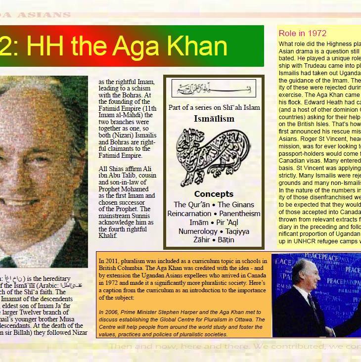 Vali Jamal: Uganda Asians, Uganda Asians book, and the incidental Ismaili angle