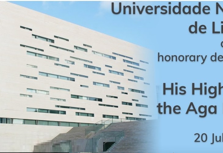 Event Webcast - Universidade NOVA de Lisboa to award honorary degree to His Highness Prince Karim Aga Khan
