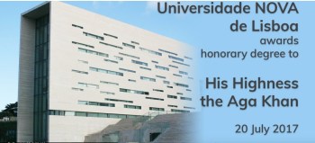 Event Webcast - Universidade NOVA de Lisboa to award honorary degree to His Highness Prince Karim Aga Khan