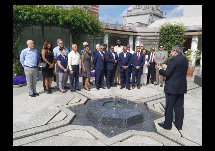 Mayor of Houston, Sylvester Turner visits Ismaili Centre, London