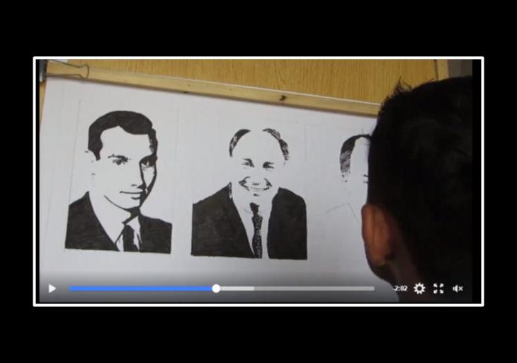 (Mubarak's Art) Time-lapse Video: Aga Khan IV Diamond Jubilee