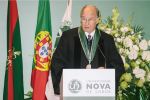 His Highness Prince Karim Aga Khan delivers his acceptance remarks upon receiving an Honorary Doctorate from Universidade NOVA de Lisboa. (image credit: The Ismaili)