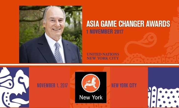 Asia Society to honor His Highness Prince Karim Aga Khan with Asia Game Changer Lifetime Achievement Award at the UN in New York