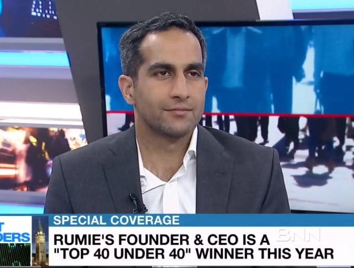 Rumie Initiative's Tariq Fancy Wins BNN's Top 40 Under 40 Award