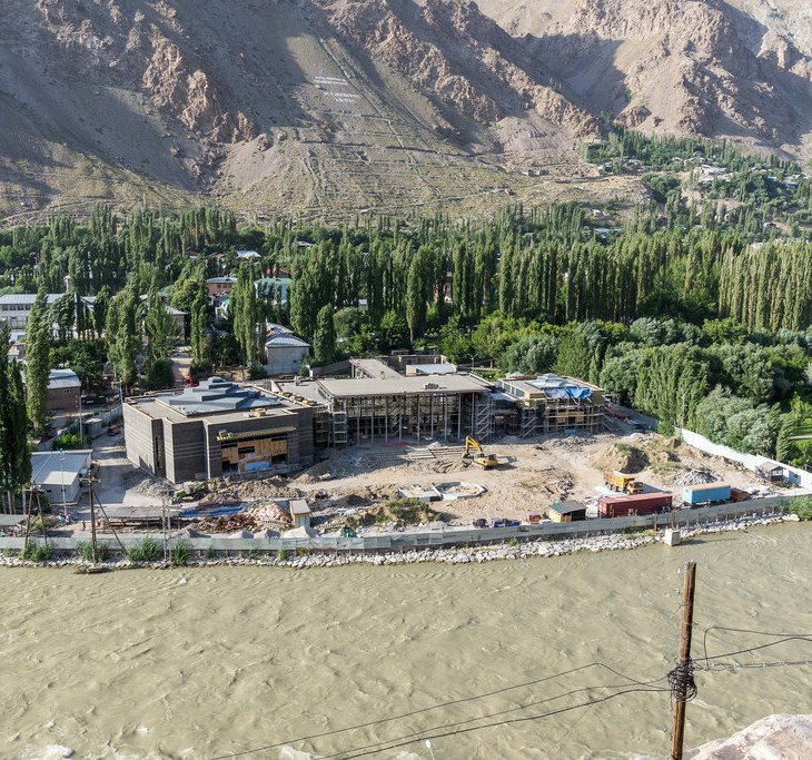 Aga Khan Foundation: Ismaili Centre Khorog under construction