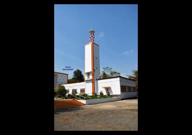 Arusha (Tanzania) Jamatkhana after a new coat of paint