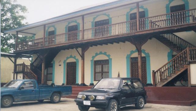 The Wete-Pemba Jamatkhana building (0ver 75 years old) in a very good state when this picture was taken in 2006.