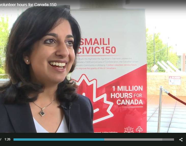 City News Edmonton: One million volunteer hours for Canada 150