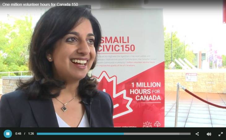 City News Edmonton: One million volunteer hours for Canada 150