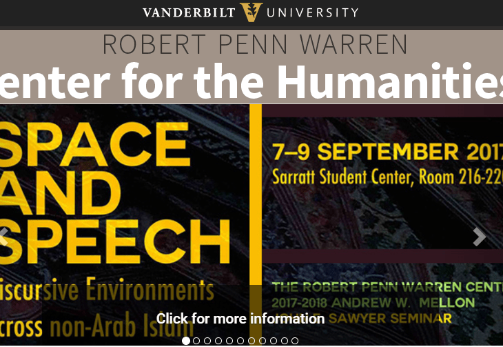 SPACE AND SPEECH: DISCURSIVE ENVIRONMENTS ACROSS NON-ARAB ISLAM (Image credit: Vanderbilt University)