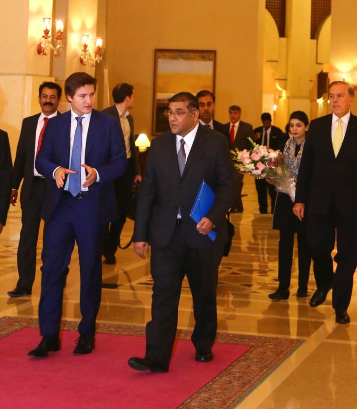 Prince Aly Muhammad Aga Khan reaches Pakistan