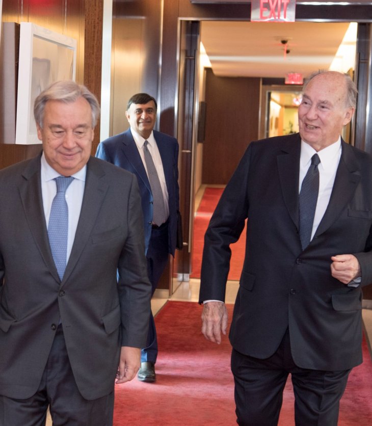 UN Secretary-General with His Highness the Aga Khan: A good friend and great humanitarian!