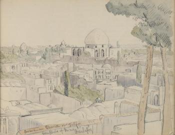 ‘A view of the Armenian Church of Julfa’, from the Journal