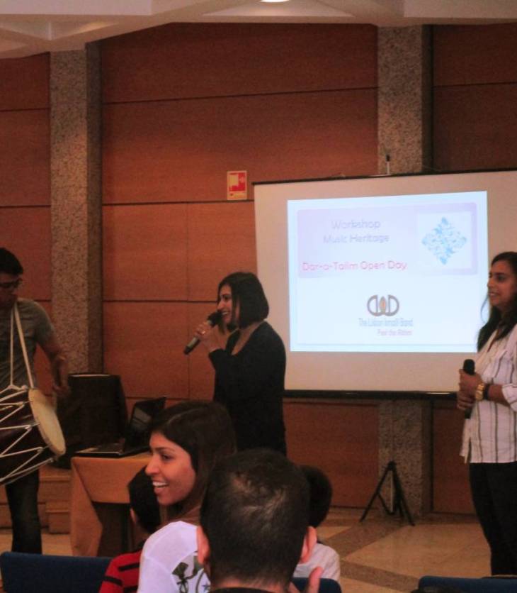 Lisbon Ismaili Band conducts a musical workshop