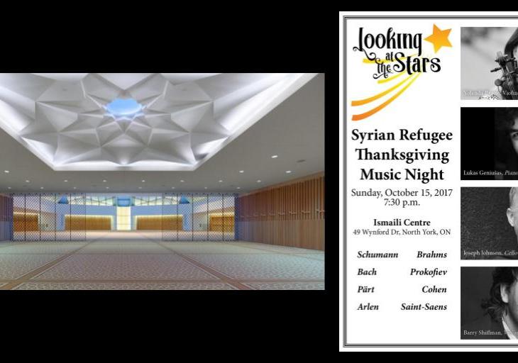 Syrian Refugee Thanksgiving Music Night at the Ismaili Centre Toronto | Looking at the Stars