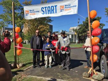Kingston’s first World Partnership Walk was a “huge success.”