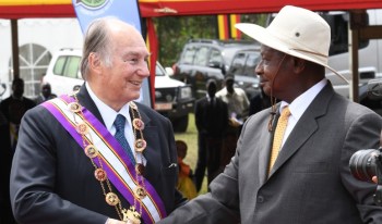 AKDN Press Release: His Highness the Aga Khan presented with the Most Excellent Order of the Pearl of Africa