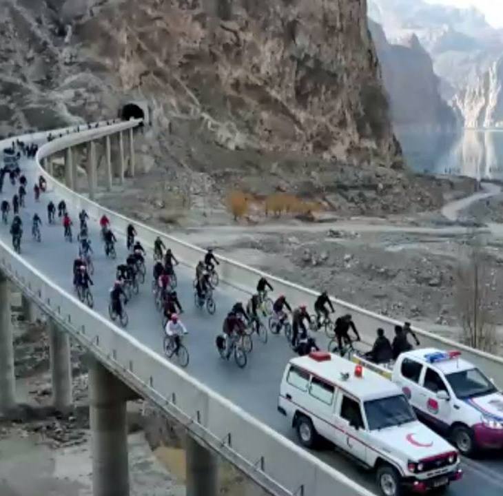 Diamond Jubilee Cycling Rally held in Upper Hunza