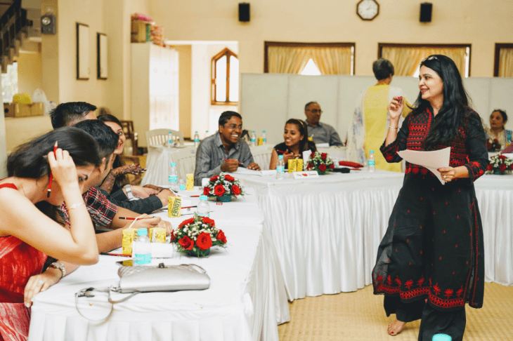 Dr. Farida Virani conducts workshop for couples, newly married or engaged - National Conciliation and Arbitration Board in partnership with the Social Welfare Board, India