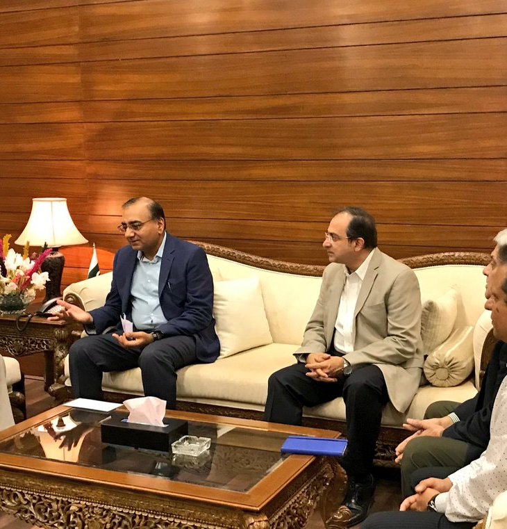 The delegation of Ismaili Community pays visit to the Mayor of Karachi