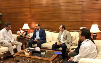 The delegation of Ismaili Community pays visit to the Mayor of Karachi