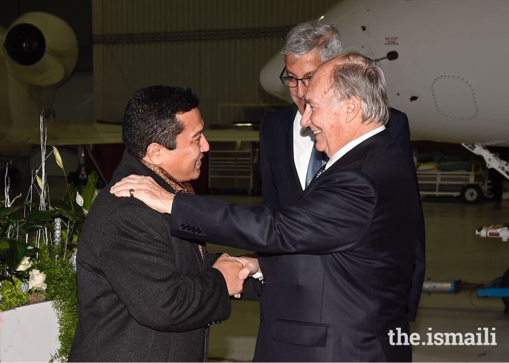 Mawlana Hazar Imam arrives in Montreal