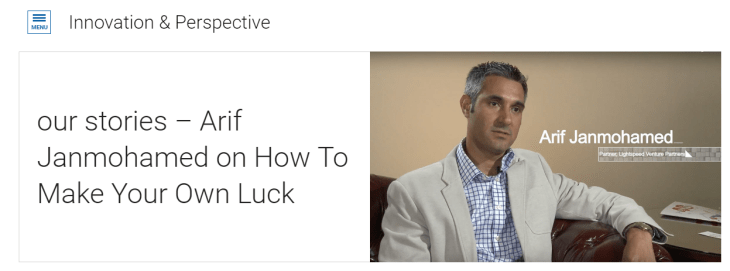 Arif Janmohamed: Canadians Changing the World | RBC Royal Bank