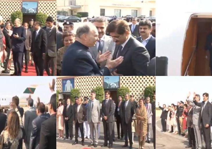 Aga Khan departs Karachi
