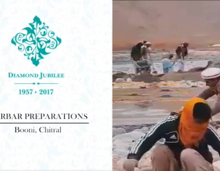 Darbar preparations in Booni Chitral