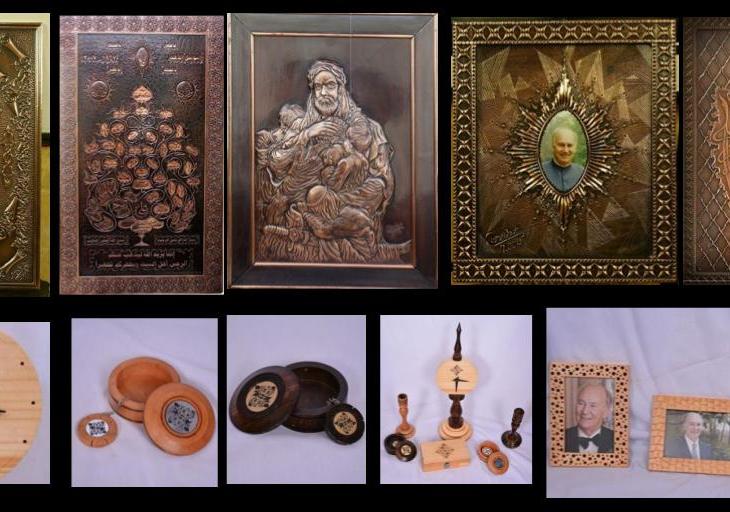 Ghazwan Moussa: Wood and copper artist from Syria
