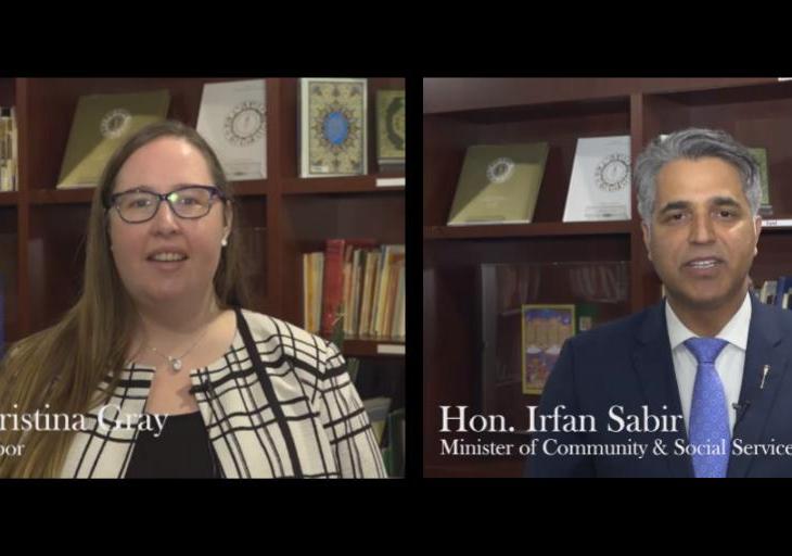 Salgirah Mubarak Video Message from Government of Alberta Minister Christina Gray & Minister Irfan Sabir