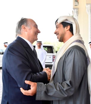 Mansour bin Zayed receives Aga Khan IV
