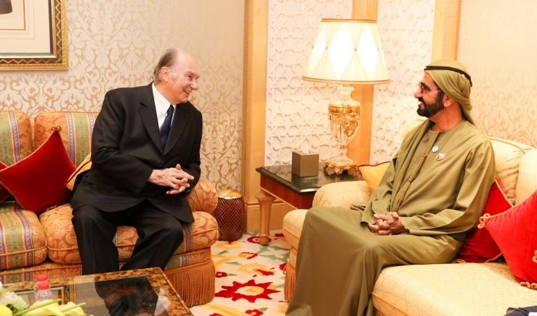 His Highness the Aga Khan meets with His Highness Sheikh Mohammed bin Rashid in Dubai
