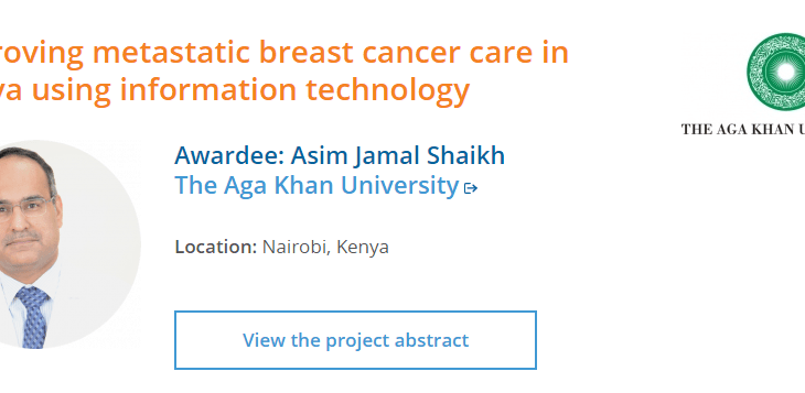 Aga Khan University receives SPARC Grant for innovative research to address the needs of metastatic breast cancer patients