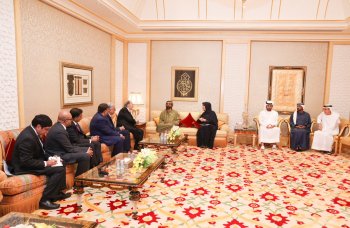 Ruler of Dubai, Mohammed bin Rashid receives Aga Khan